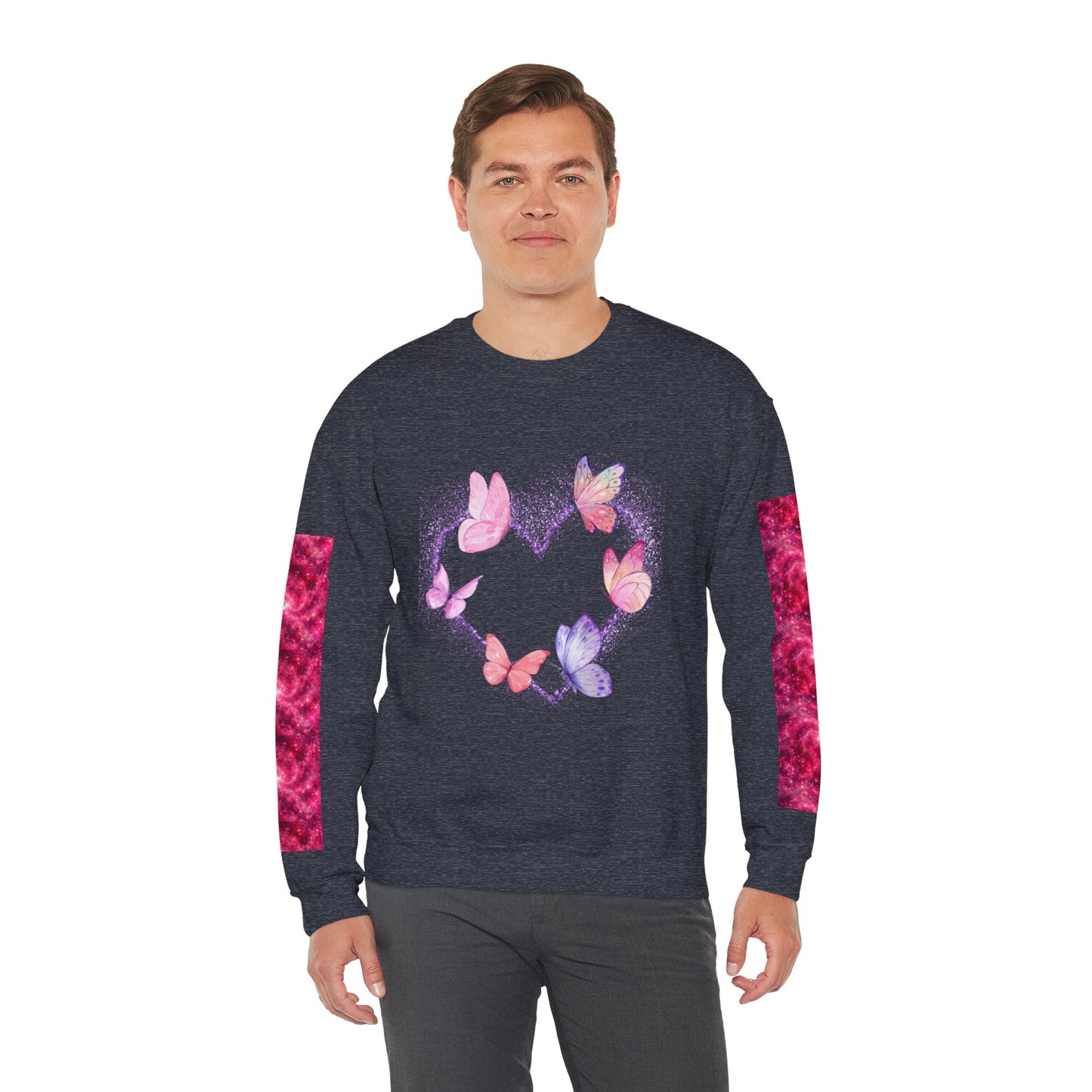 Butterfly Heart Sweatshirt - Valentine's Day Design
