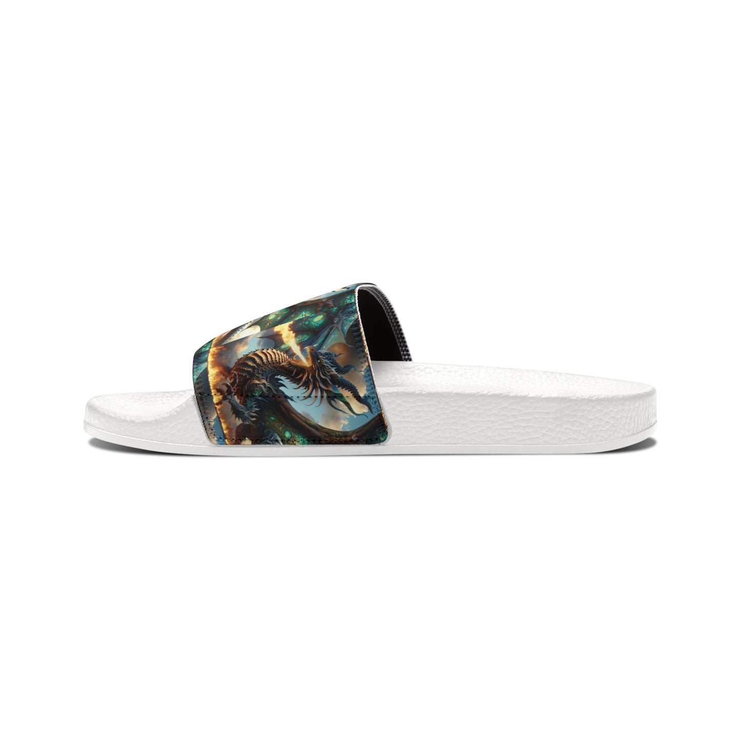 Stylish Dragon Graphic Men's Sandals - Perfect for Summer and Relaxation