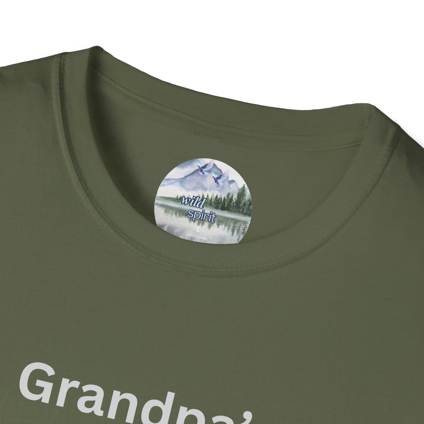 T-Shirt — "Grandpa's Lug Nuts" Personalized Names Auto Mechanic Gift