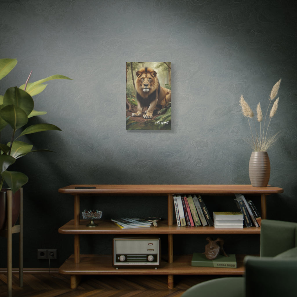 Arte de pared en lienzo - Impresión en lienzo mate Rey de la jungla