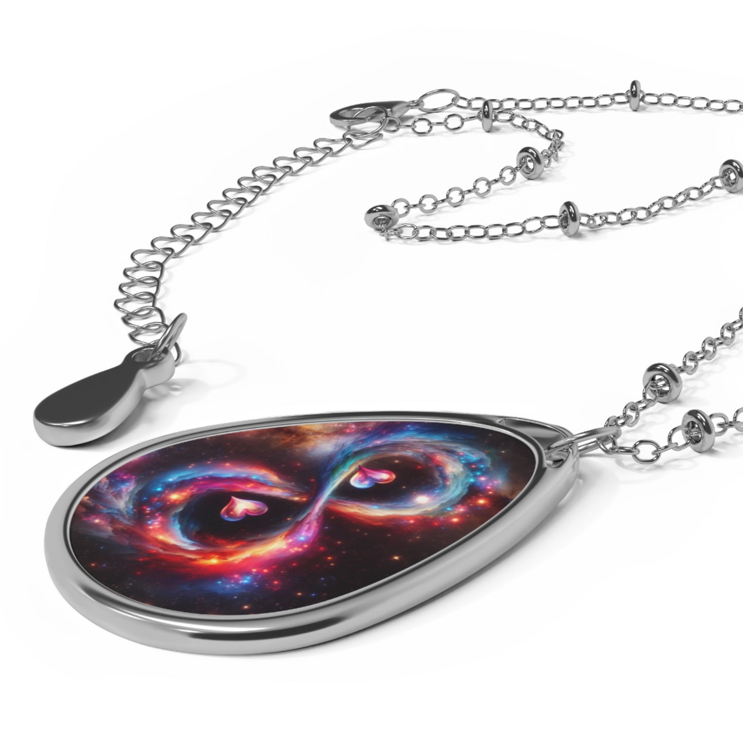 Infinity Oval Necklace