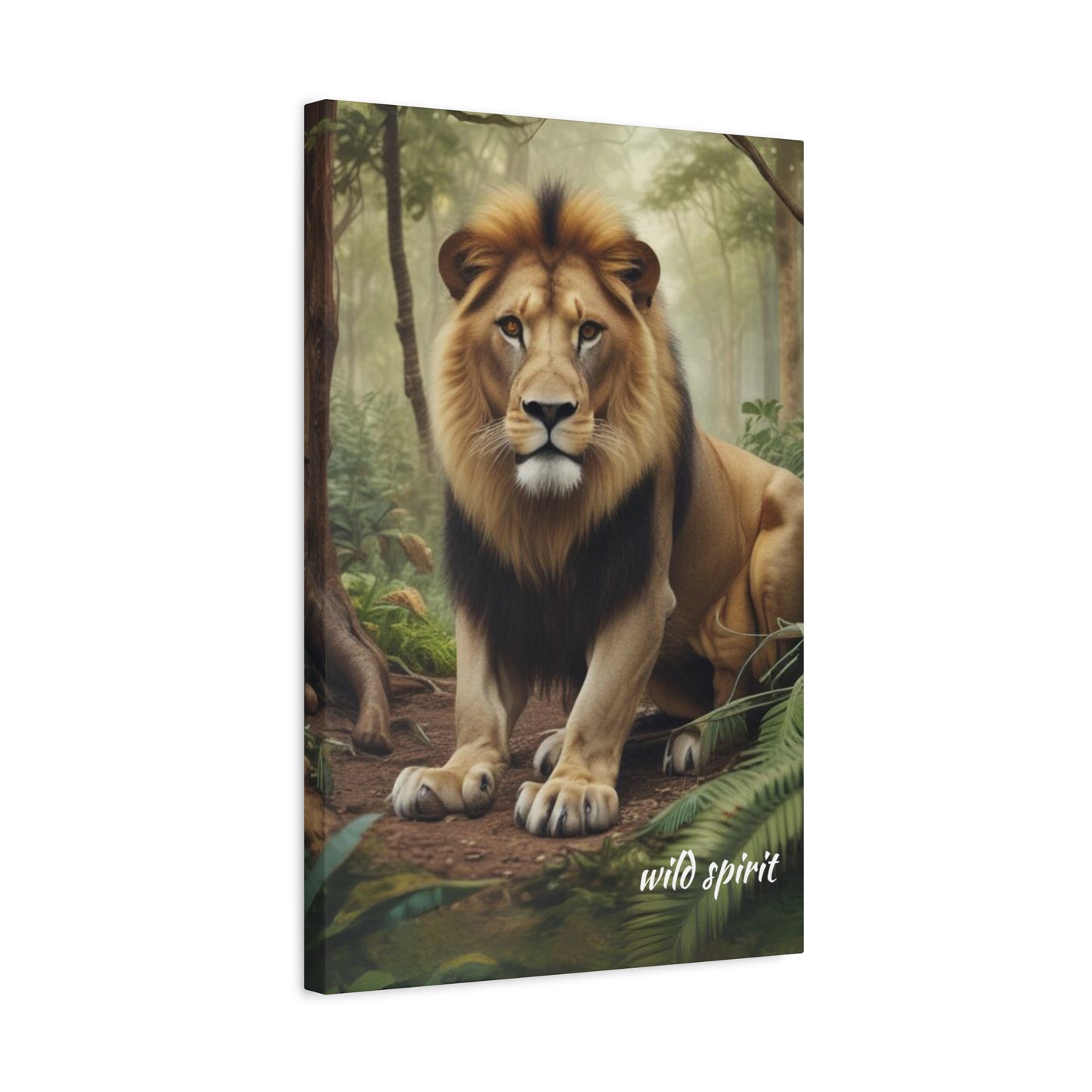 Canvas Wall Art - King of the Jungle Matte Canvas Print