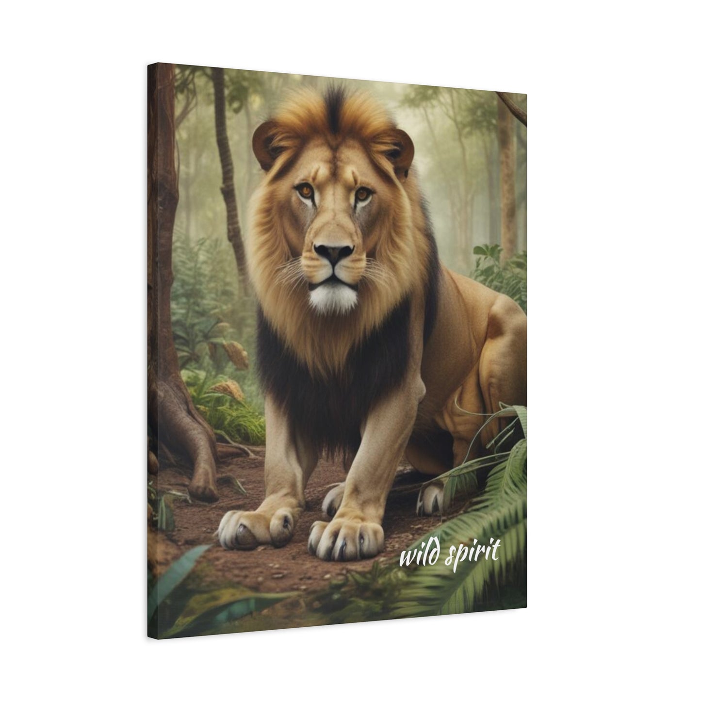 Canvas Wall Art - King of the Jungle Matte Canvas Print