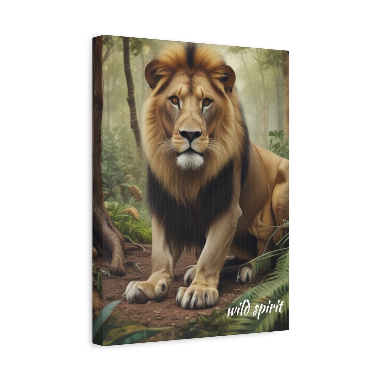 Canvas Wall Art - King of the Jungle Matte Canvas Print