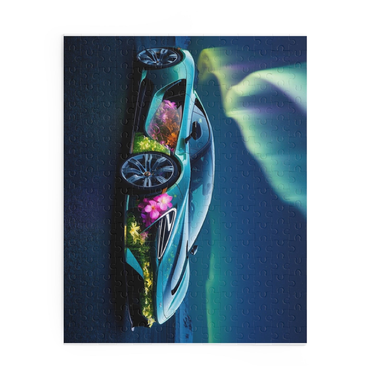 Aurora Supercar Jigsaw Puzzle — 120/252/500-Piece Scenic Car Puzzle