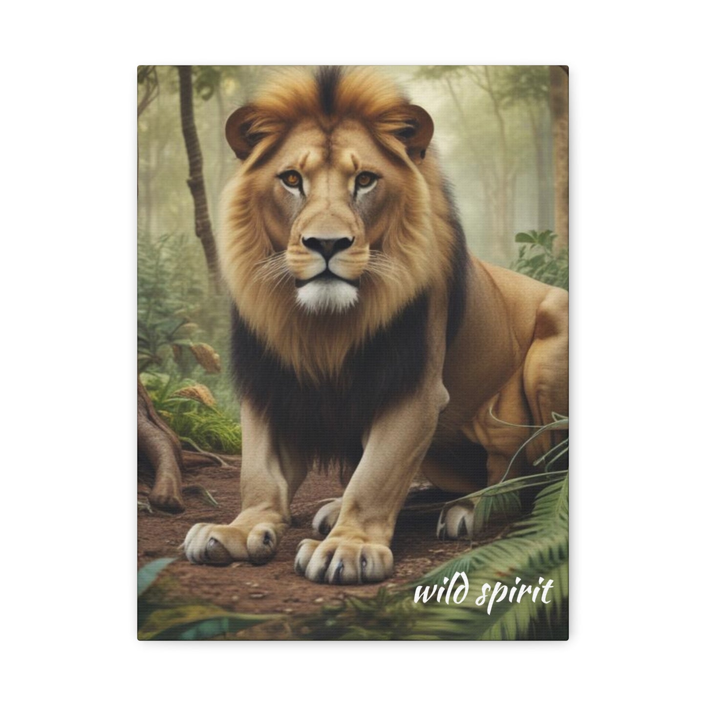 Canvas Wall Art - King of the Jungle Matte Canvas Print