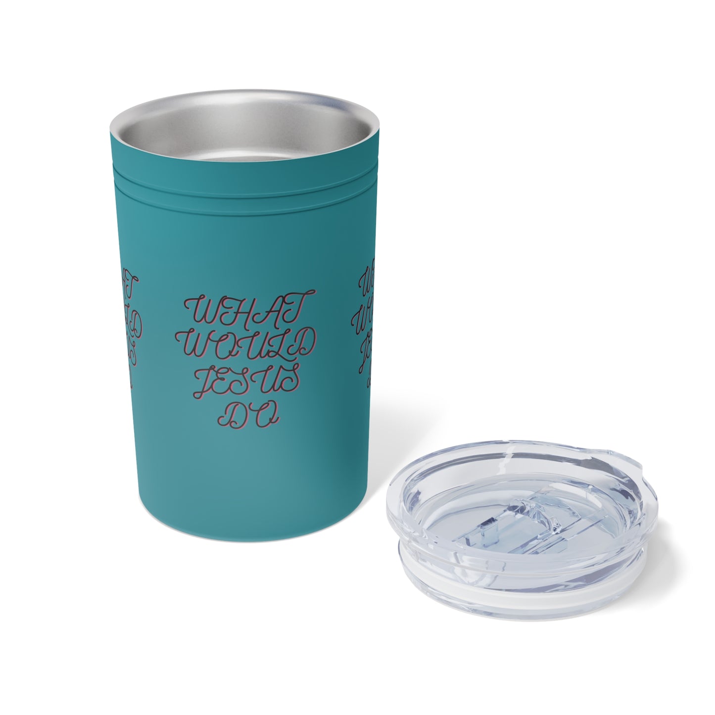 Inspirational Vacuum Insulated Tumbler - What Would Jesus Do - 11oz