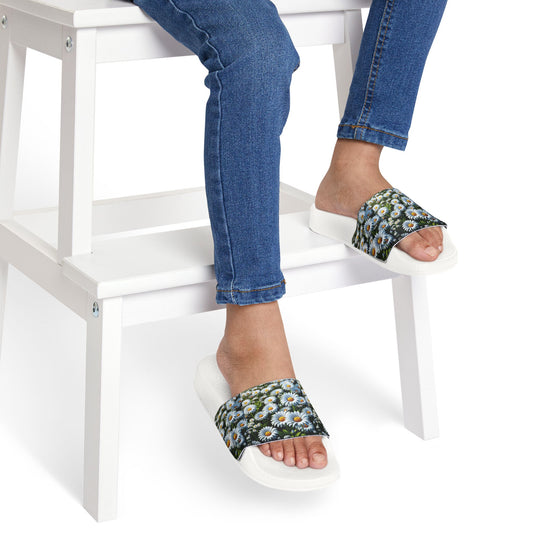Youth Floral Slide Sandals - Comfortable Summer Footwear