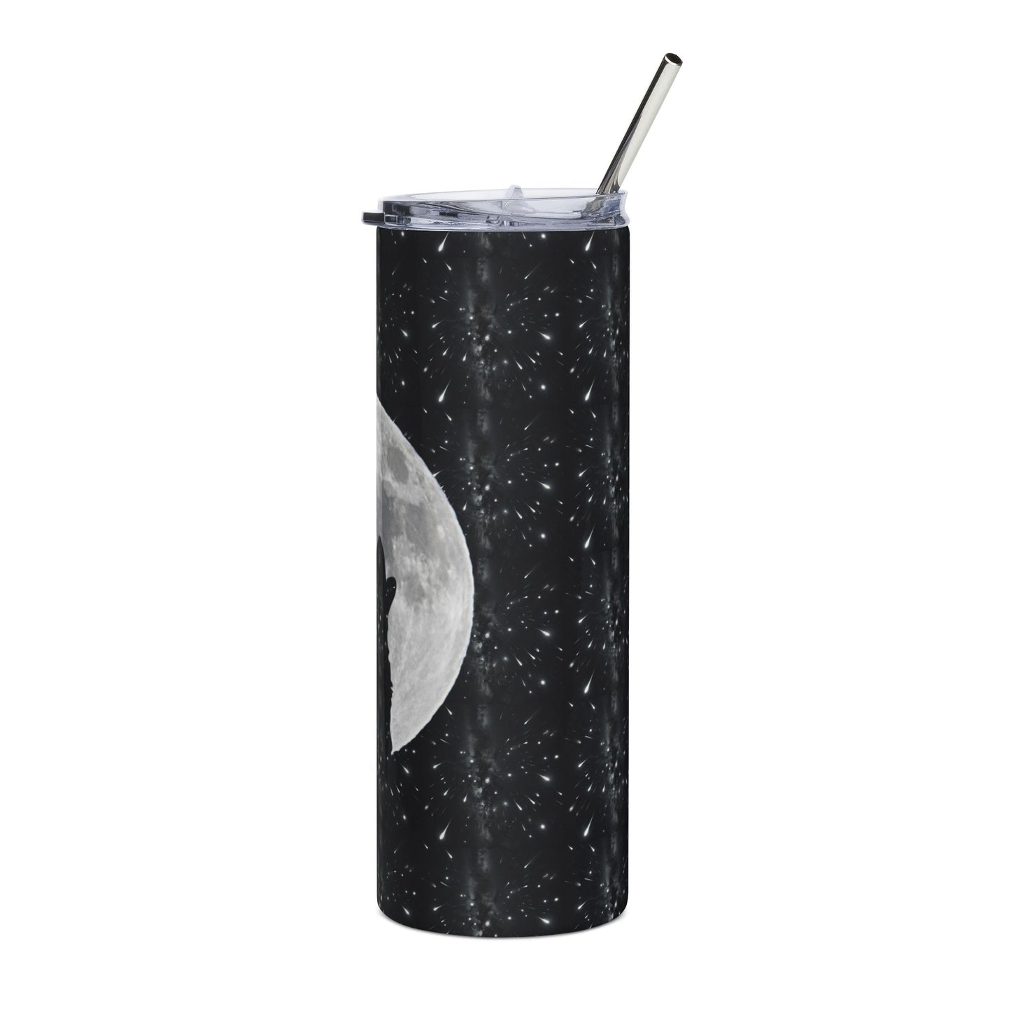 Wolf Howl Moon Tumbler — 20oz Stainless Steel Travel Cup
