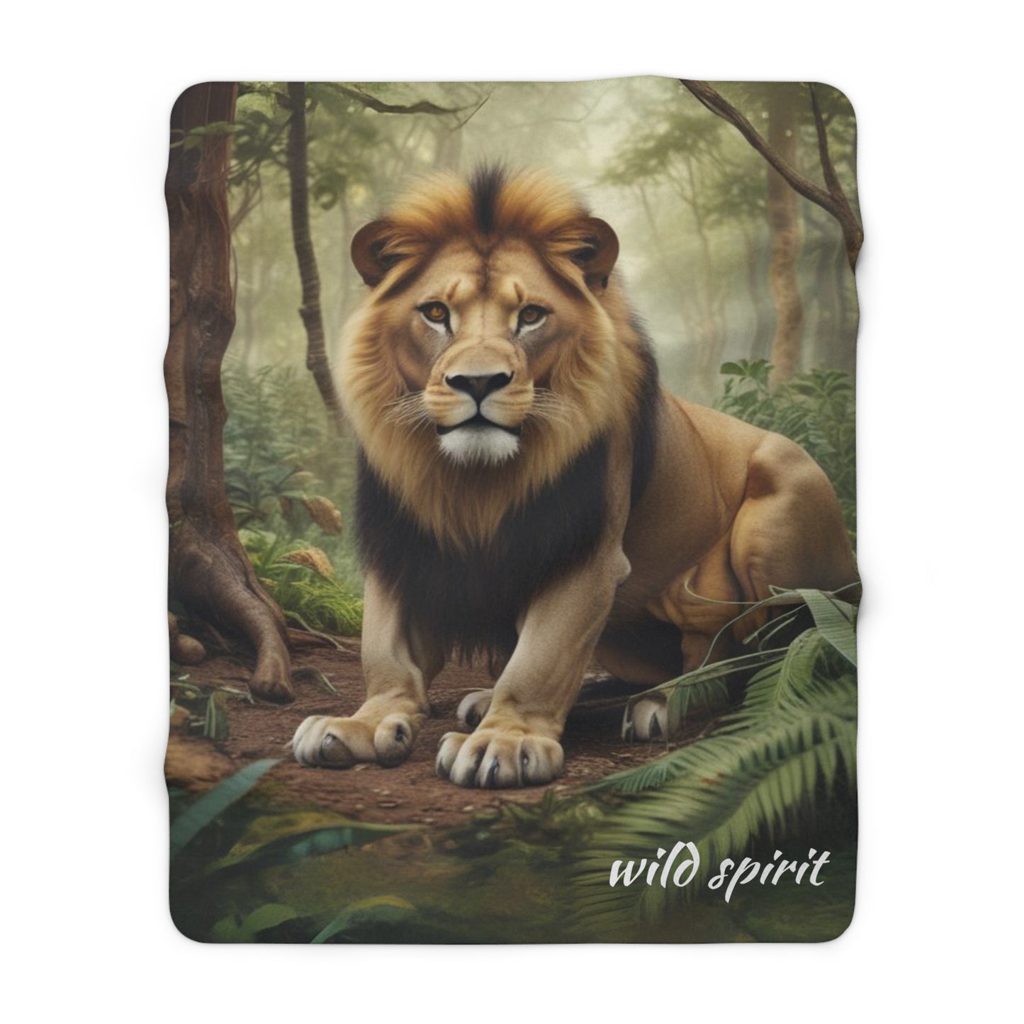 Sherpa Blanket, King of the Jungle