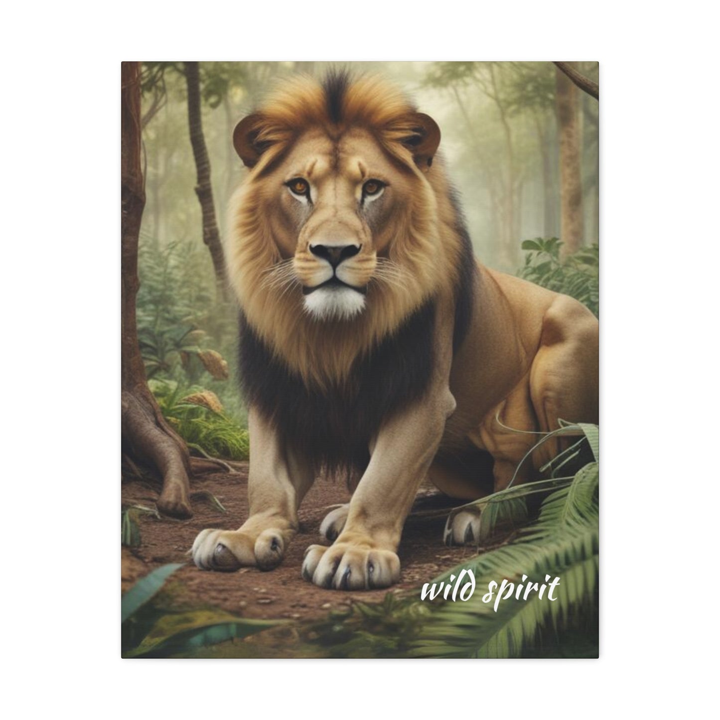 Canvas Wall Art - King of the Jungle Matte Canvas Print