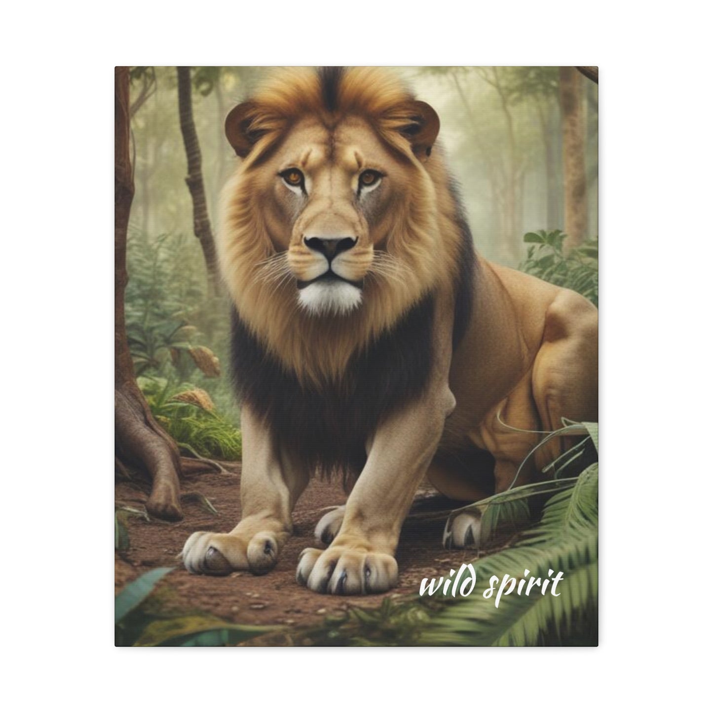 Canvas Wall Art - King of the Jungle Matte Canvas Print