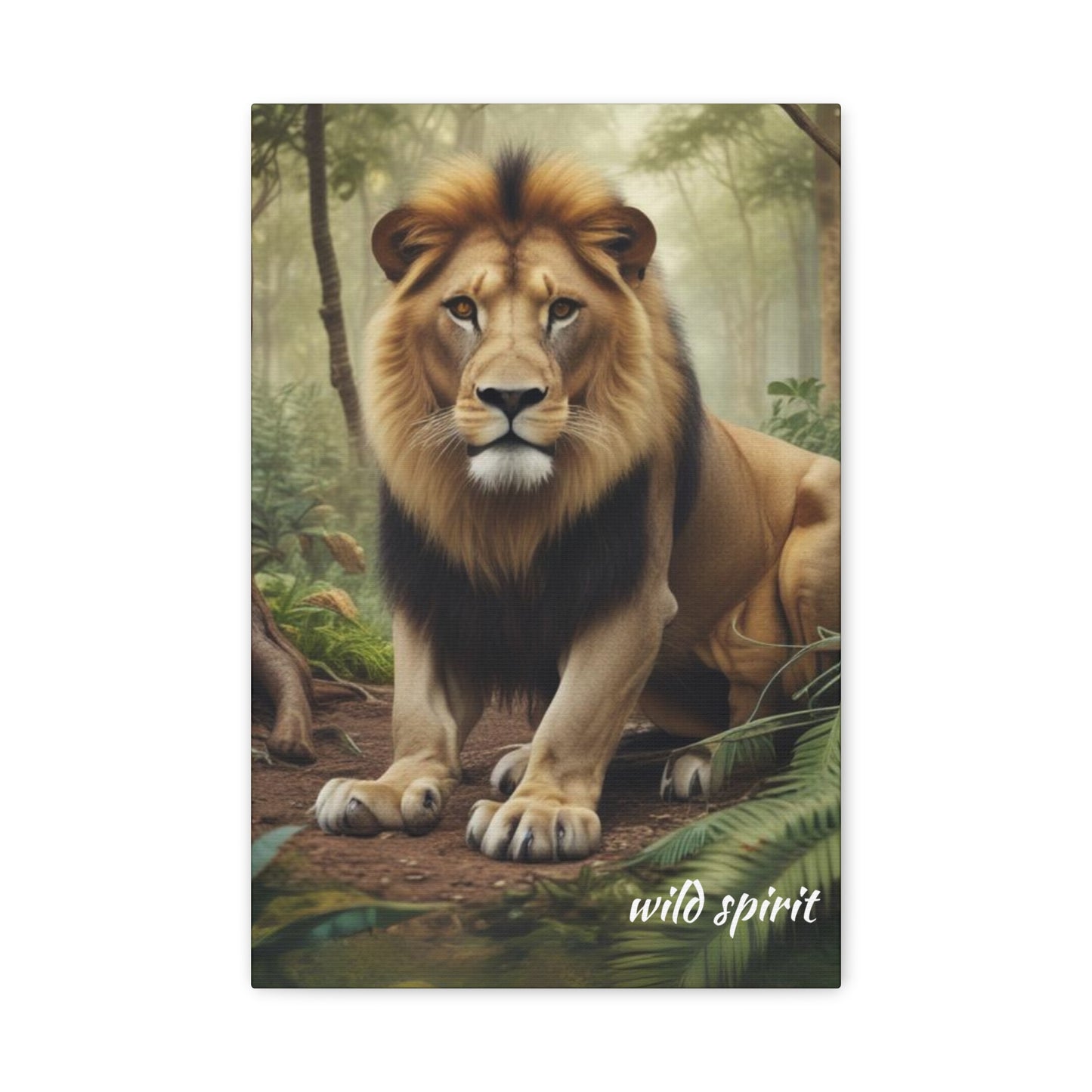 Canvas Wall Art - King of the Jungle Matte Canvas Print
