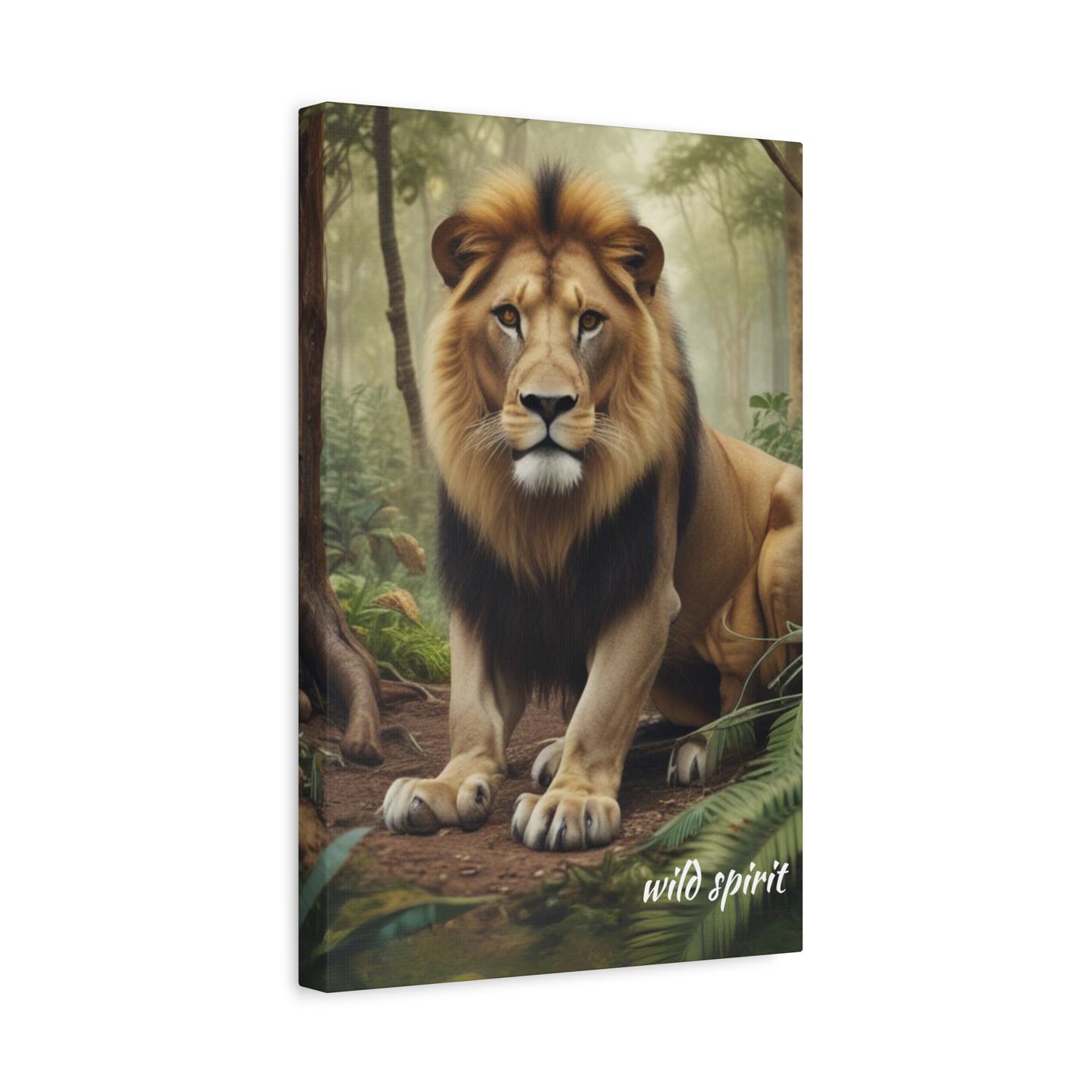 Canvas Wall Art - King of the Jungle Matte Canvas Print
