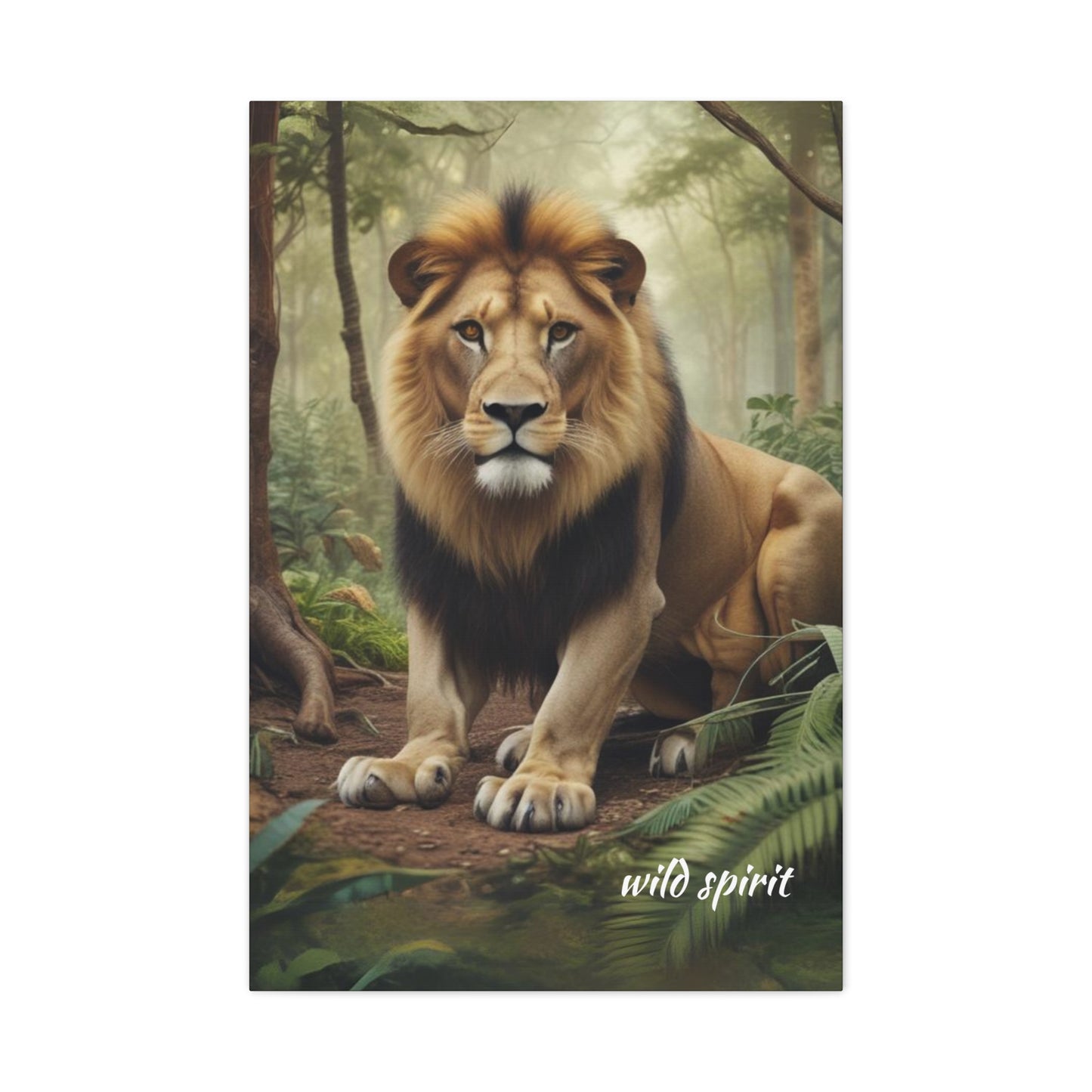 Canvas Wall Art - King of the Jungle Matte Canvas Print