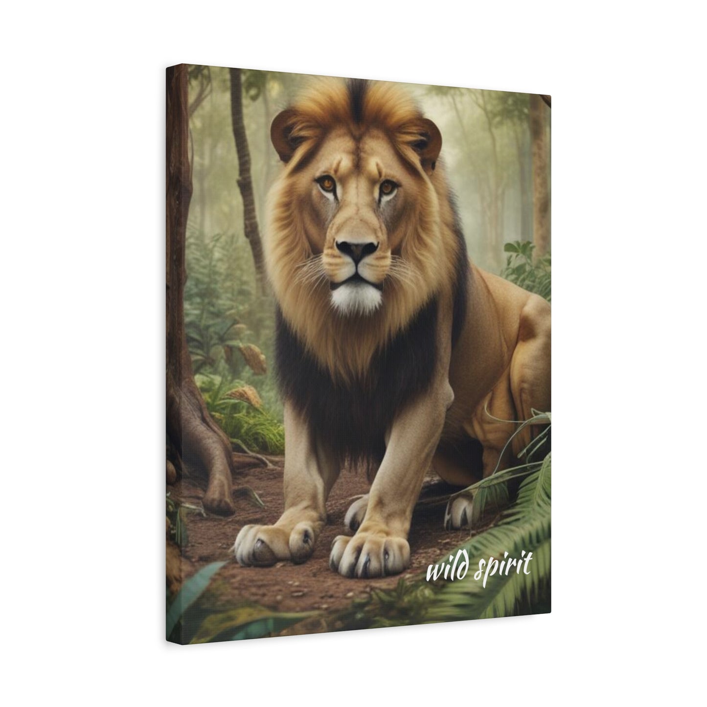Canvas Wall Art - King of the Jungle Matte Canvas Print