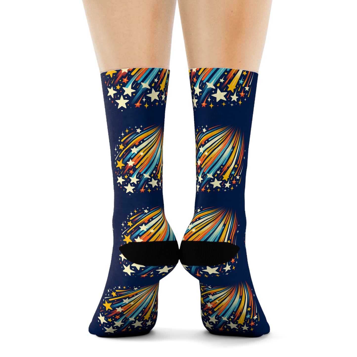 Calcetines deportivos Starburst de colores: calzado divertido y cómodo para cualquier ocasión.