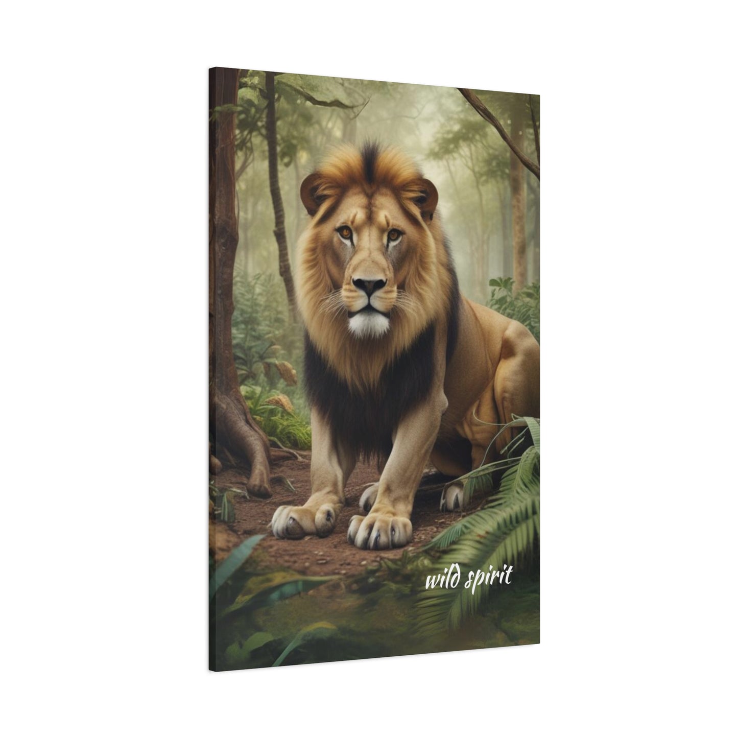 Canvas Wall Art - King of the Jungle Matte Canvas Print