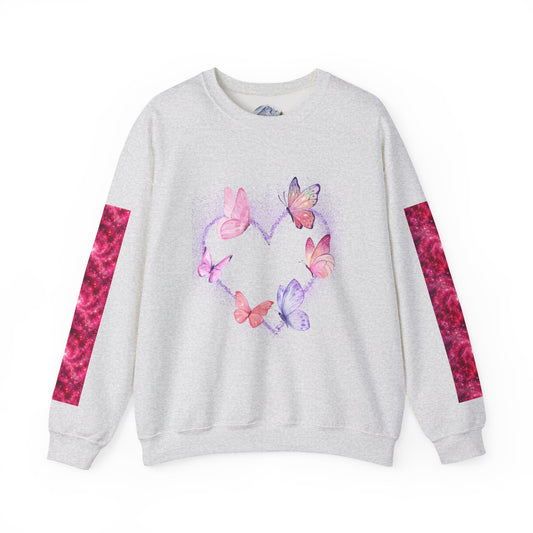 Butterfly Heart Sweatshirt - Valentine's Day Design