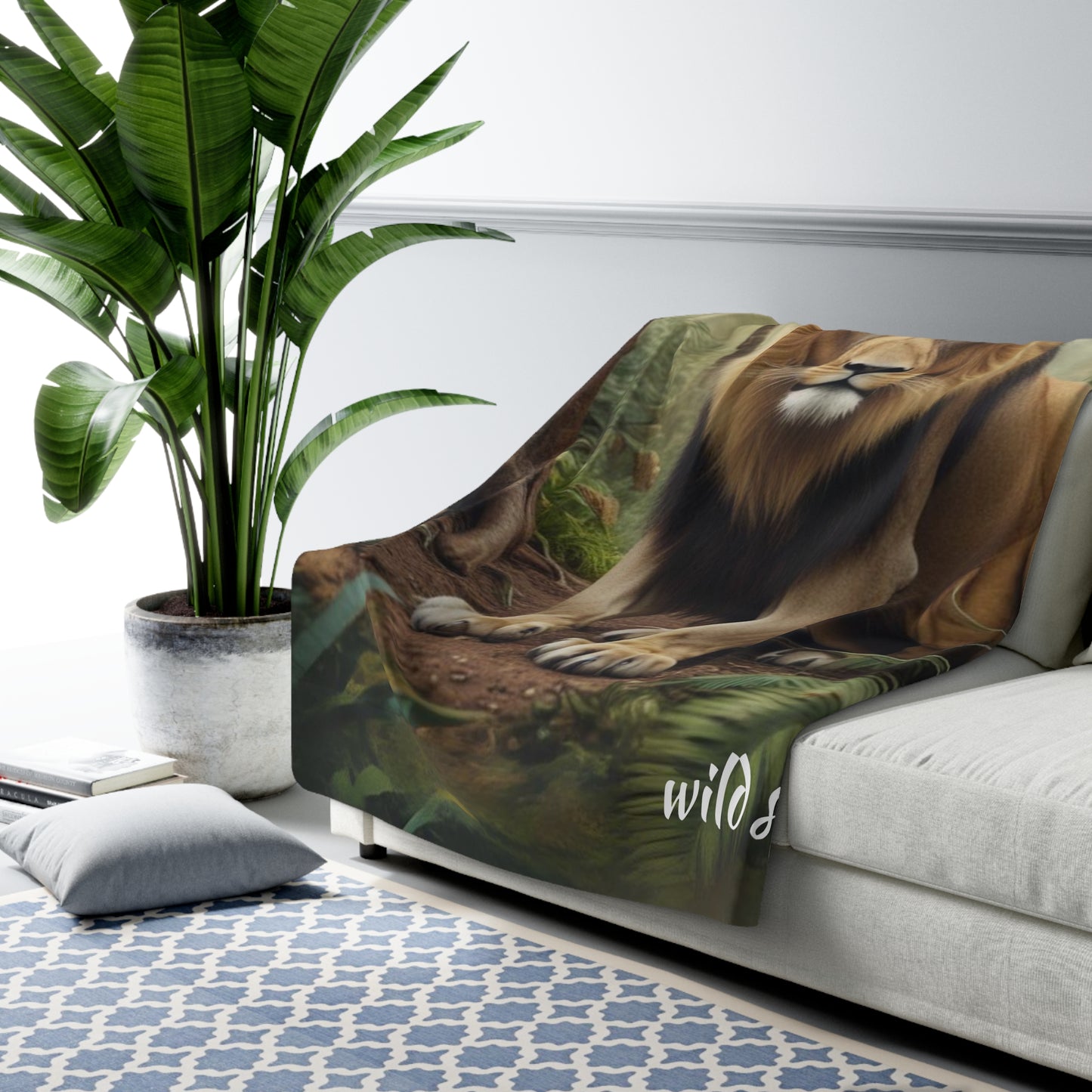 Sherpa Blanket, King of the Jungle