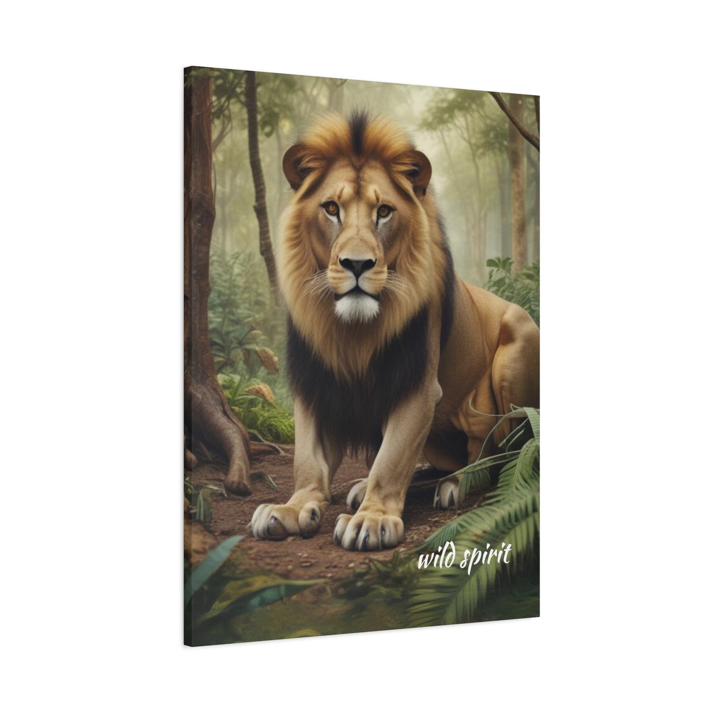 Canvas Wall Art - King of the Jungle Matte Canvas Print