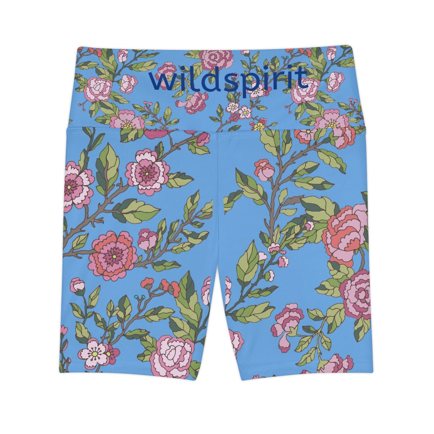 Floral Women's Workout Shorts, Fitness Apparel, Activewear, Summer Fashion, Yoga Shorts, Gym Clothing