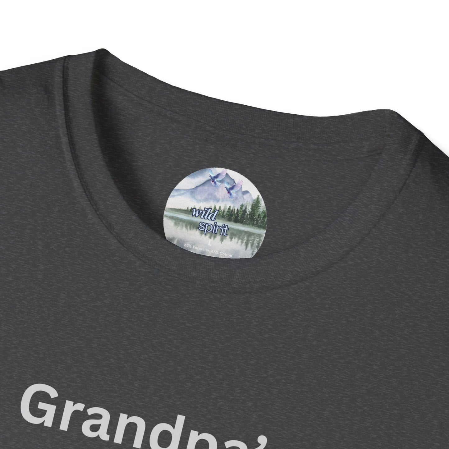 T-Shirt — "Grandpa's Lug Nuts" Personalized Names Auto Mechanic Gift