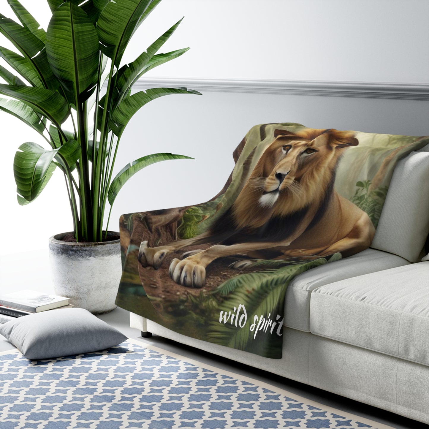 Sherpa Blanket, King of the Jungle