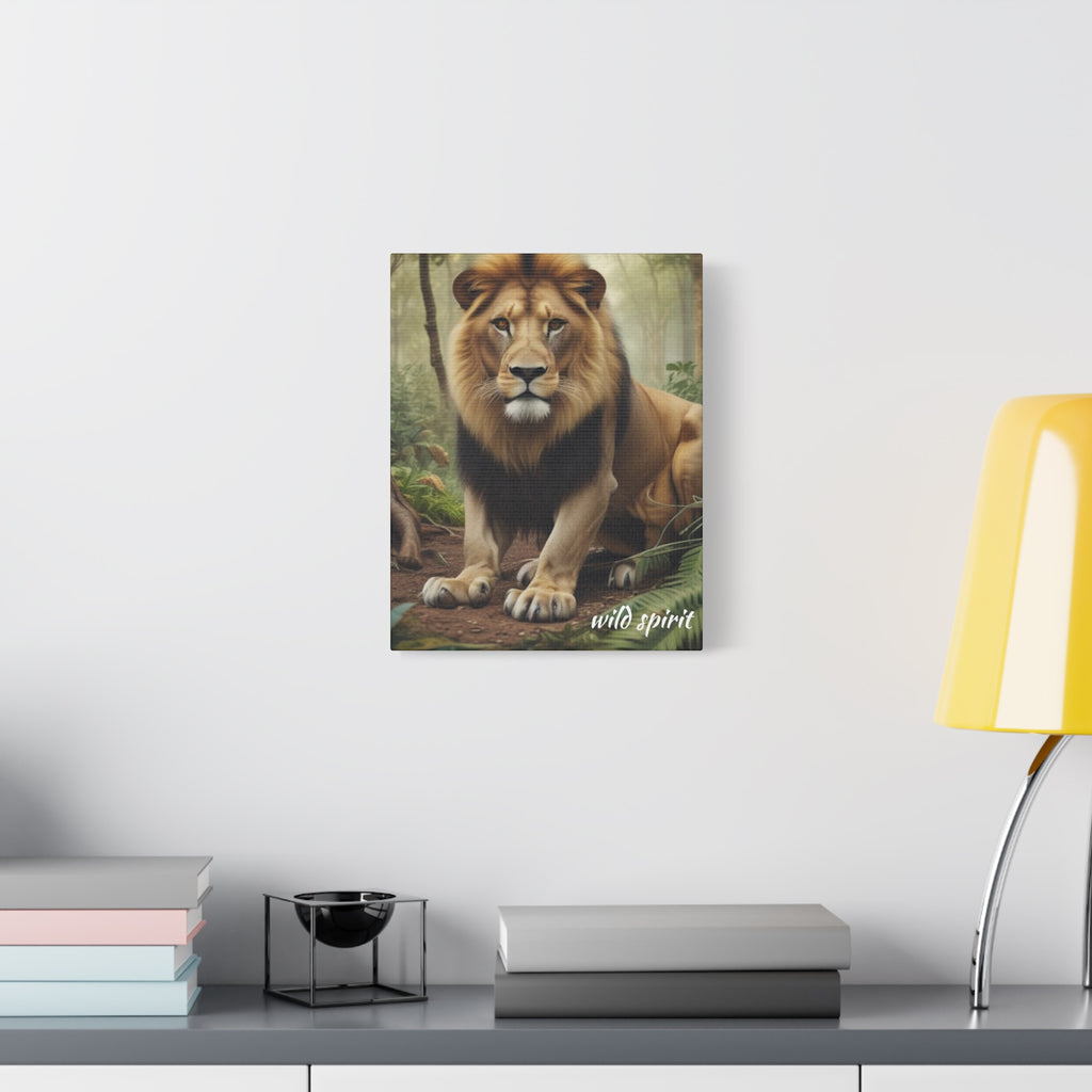 Arte de pared en lienzo - Impresión en lienzo mate Rey de la jungla