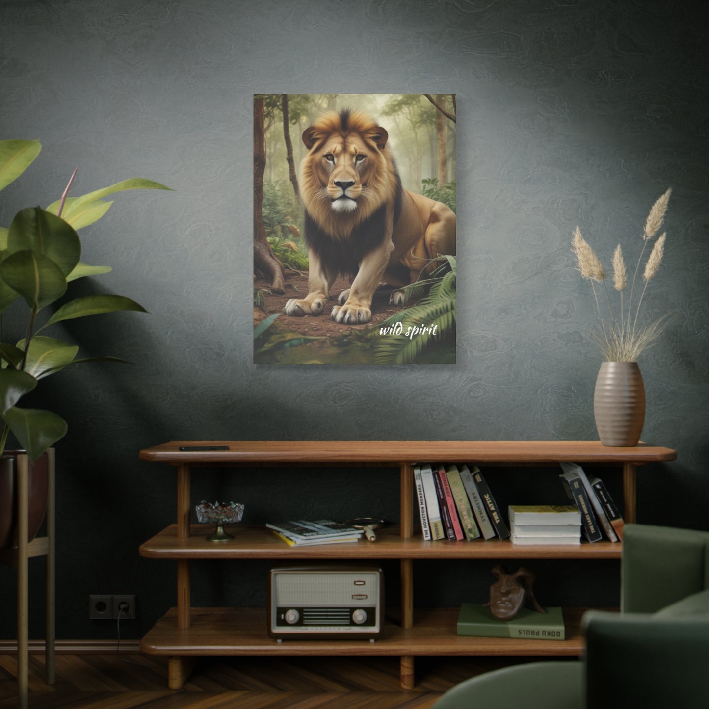 Canvas Wall Art - King of the Jungle Matte Canvas Print
