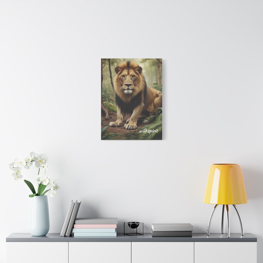 Arte de pared en lienzo - Impresión en lienzo mate Rey de la jungla