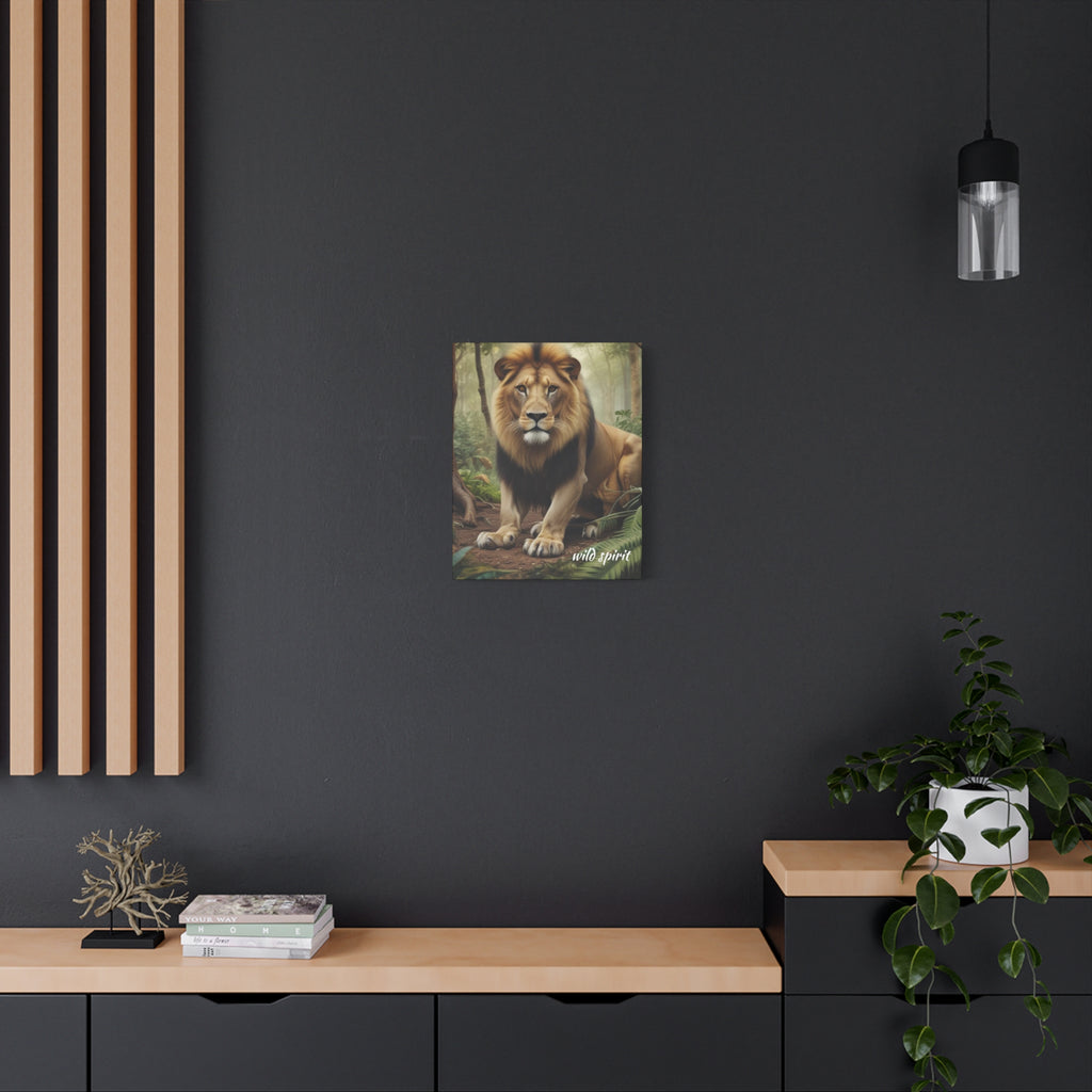 Arte de pared en lienzo - Impresión en lienzo mate Rey de la jungla
