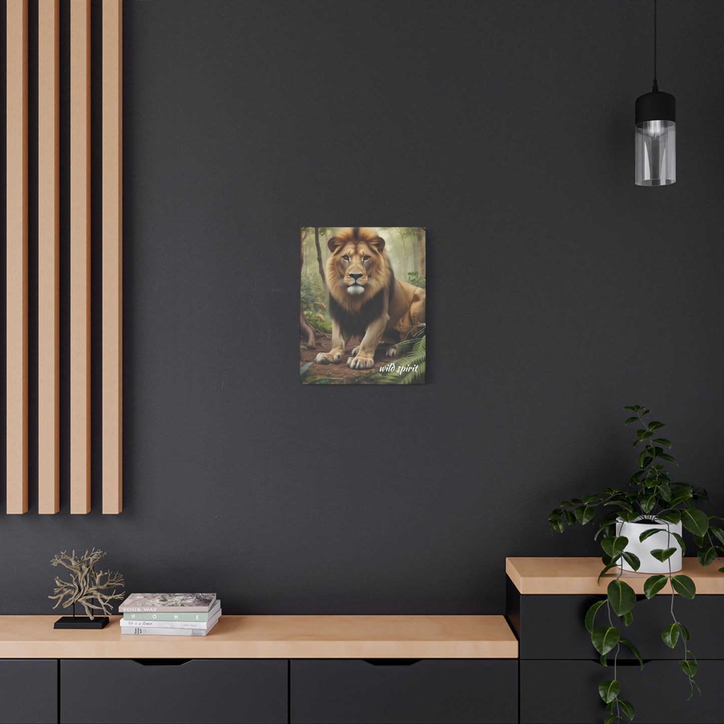 Canvas Wall Art - King of the Jungle Matte Canvas Print