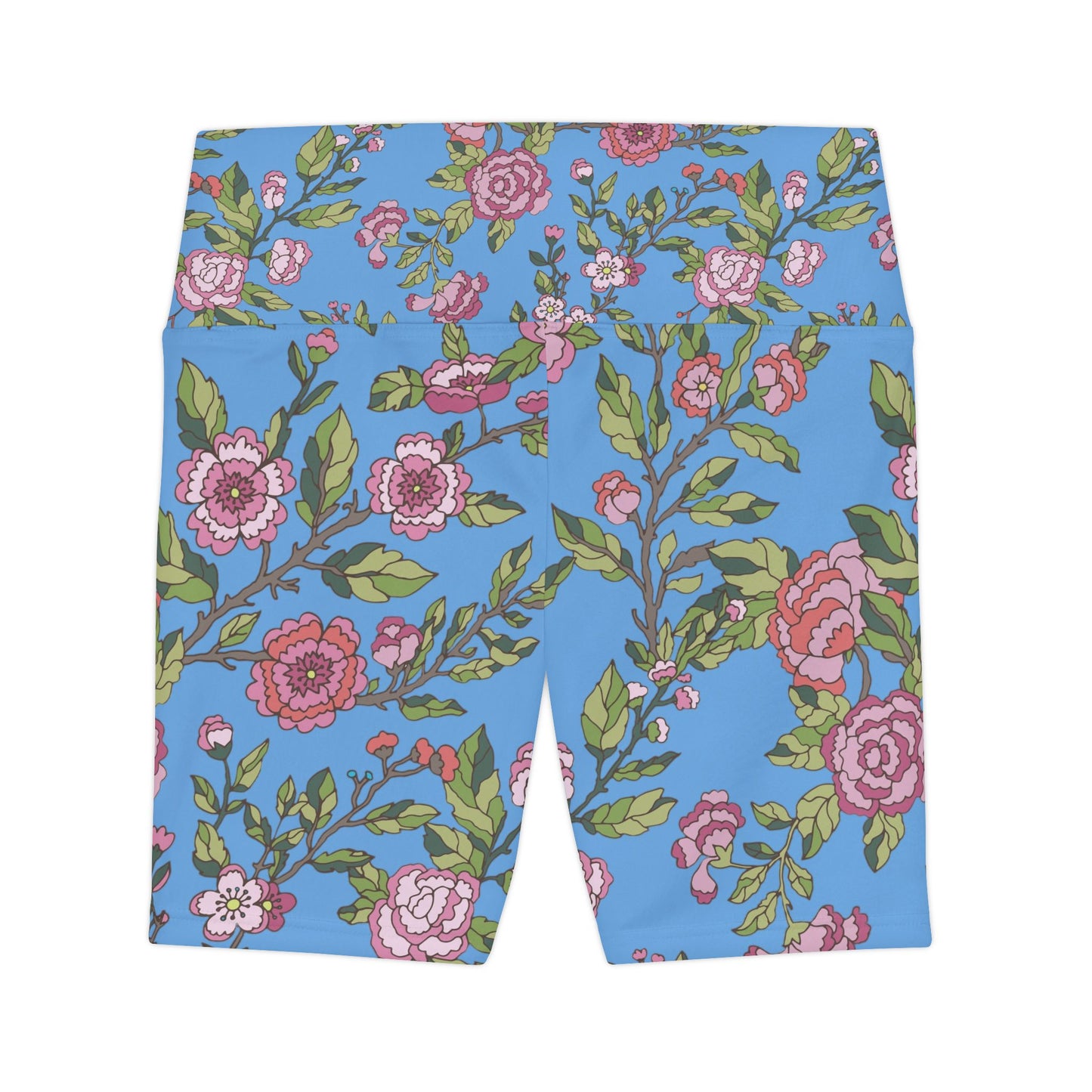 Floral Women's Workout Shorts, Fitness Apparel, Activewear, Summer Fashion, Yoga Shorts, Gym Clothing