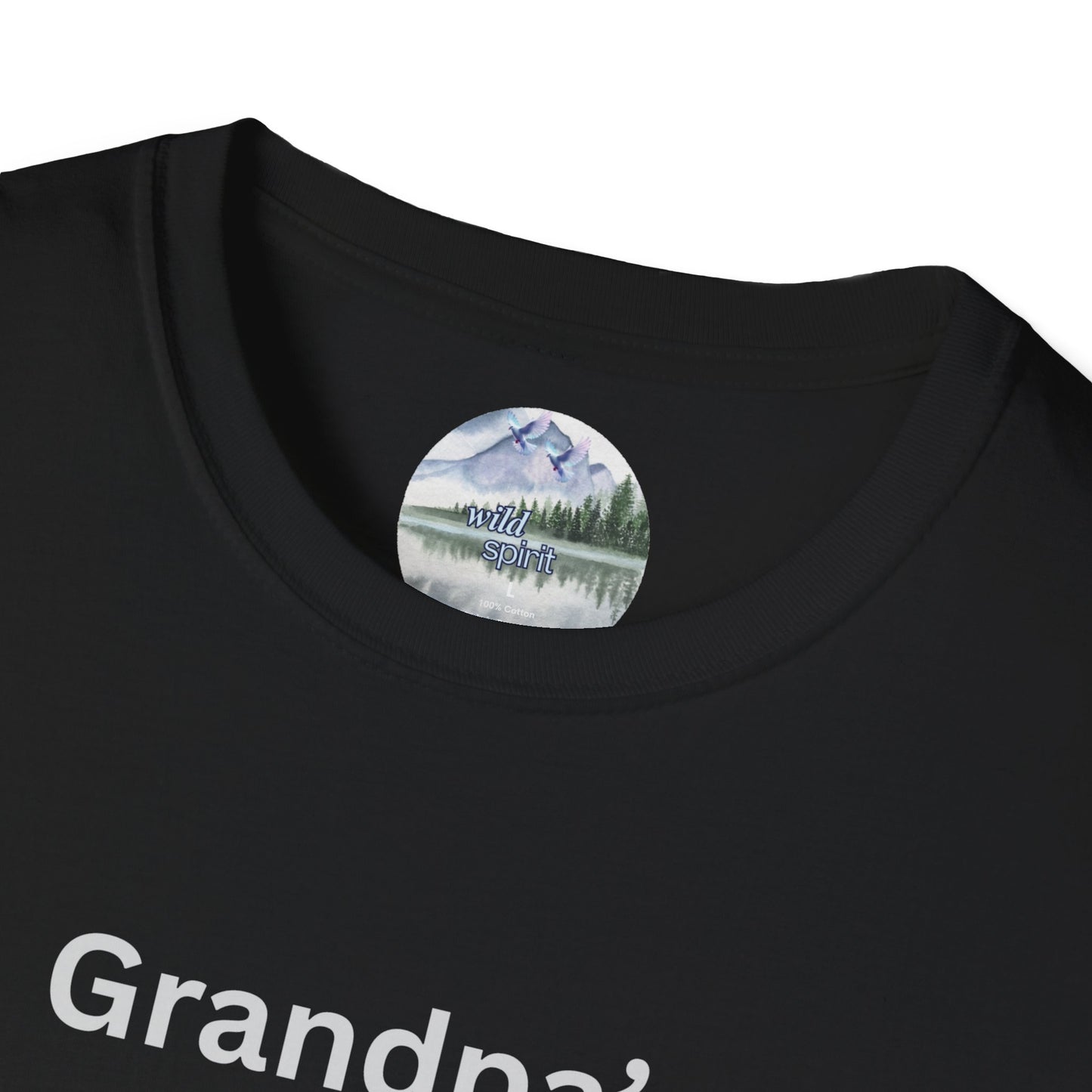 T-Shirt — "Grandpa's Lug Nuts" Personalized Names Auto Mechanic Gift