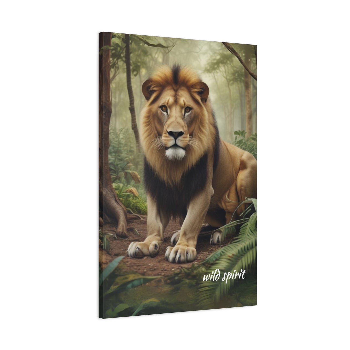 Canvas Wall Art - King of the Jungle Matte Canvas Print