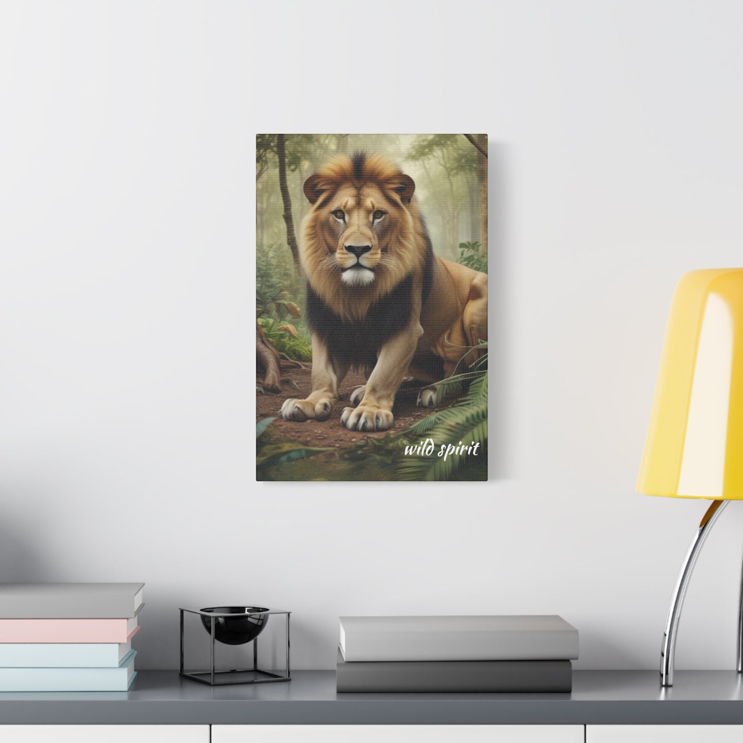 Canvas Wall Art - King of the Jungle Matte Canvas Print