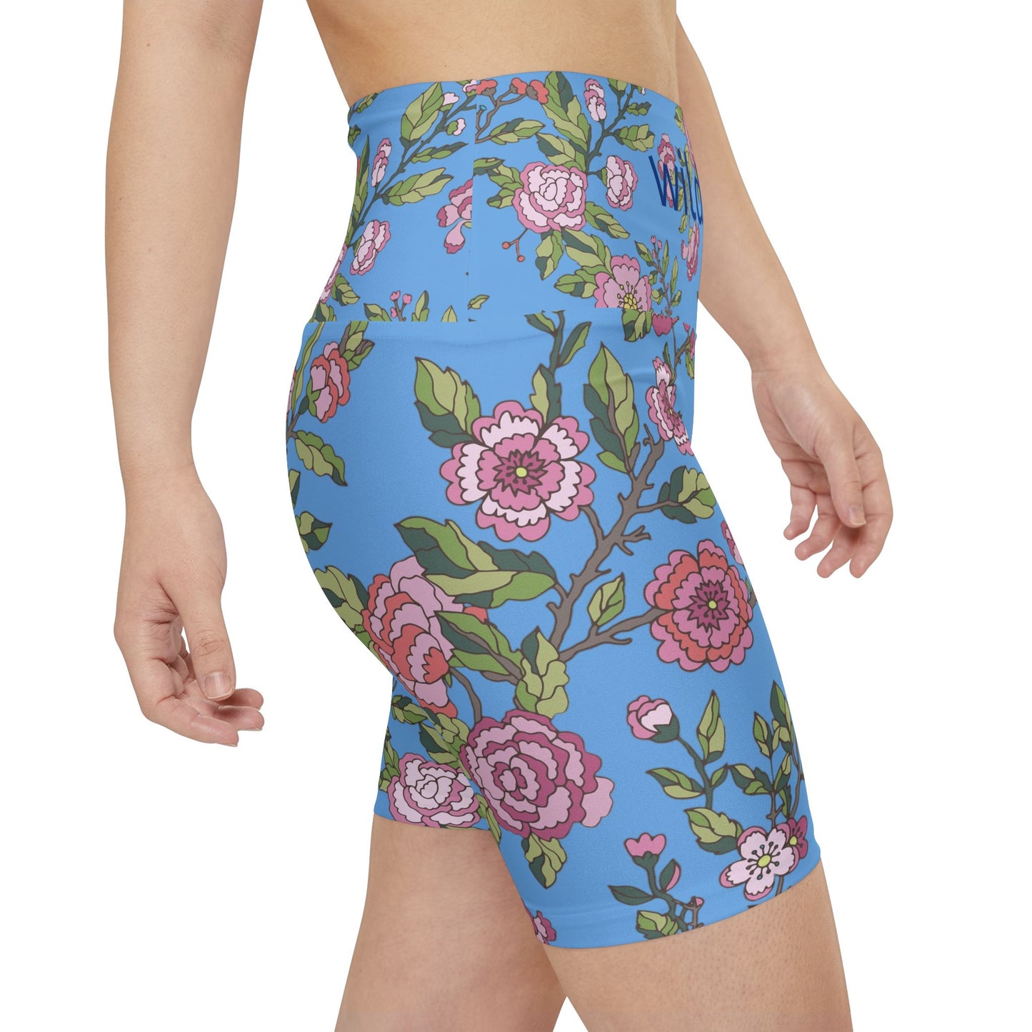 Floral Women's Workout Shorts, Fitness Apparel, Activewear, Summer Fashion, Yoga Shorts, Gym Clothing