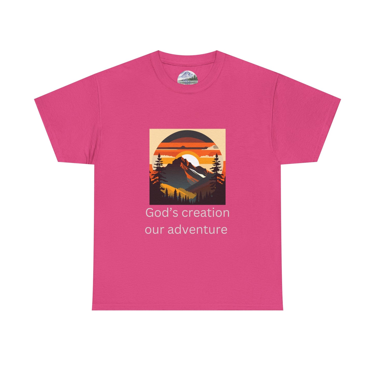 Mountain Sunset Unisex Tee - God's Creation Our Adventure