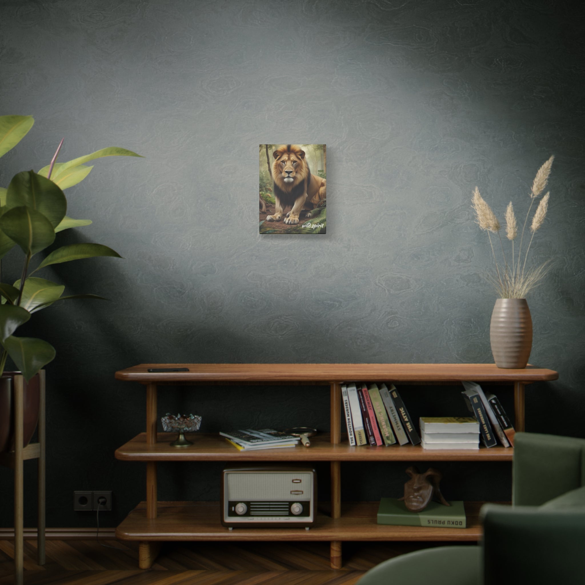 Arte de pared en lienzo - Impresión en lienzo mate Rey de la jungla