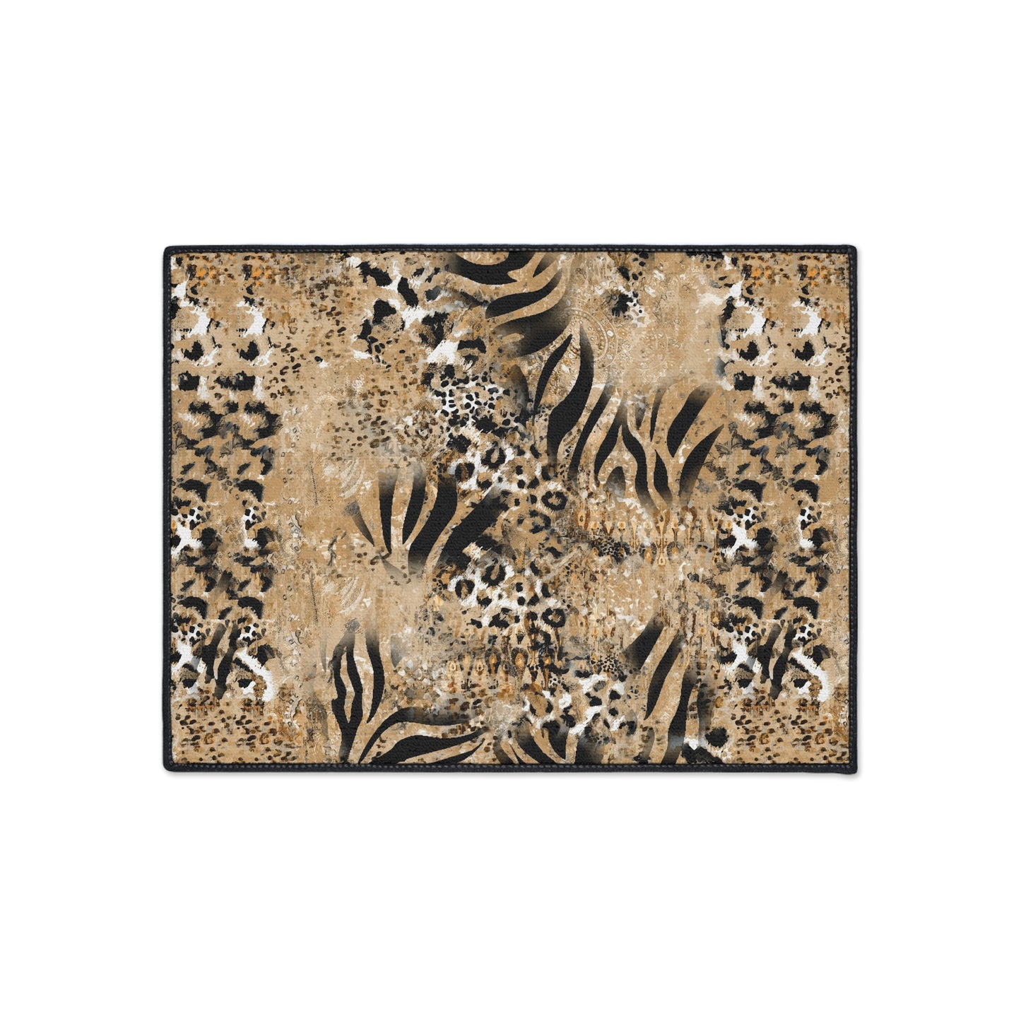 Stylish Zebra Pattern Heavy Duty Floor Mat - Perfect for Home Decor & Outdoor Use