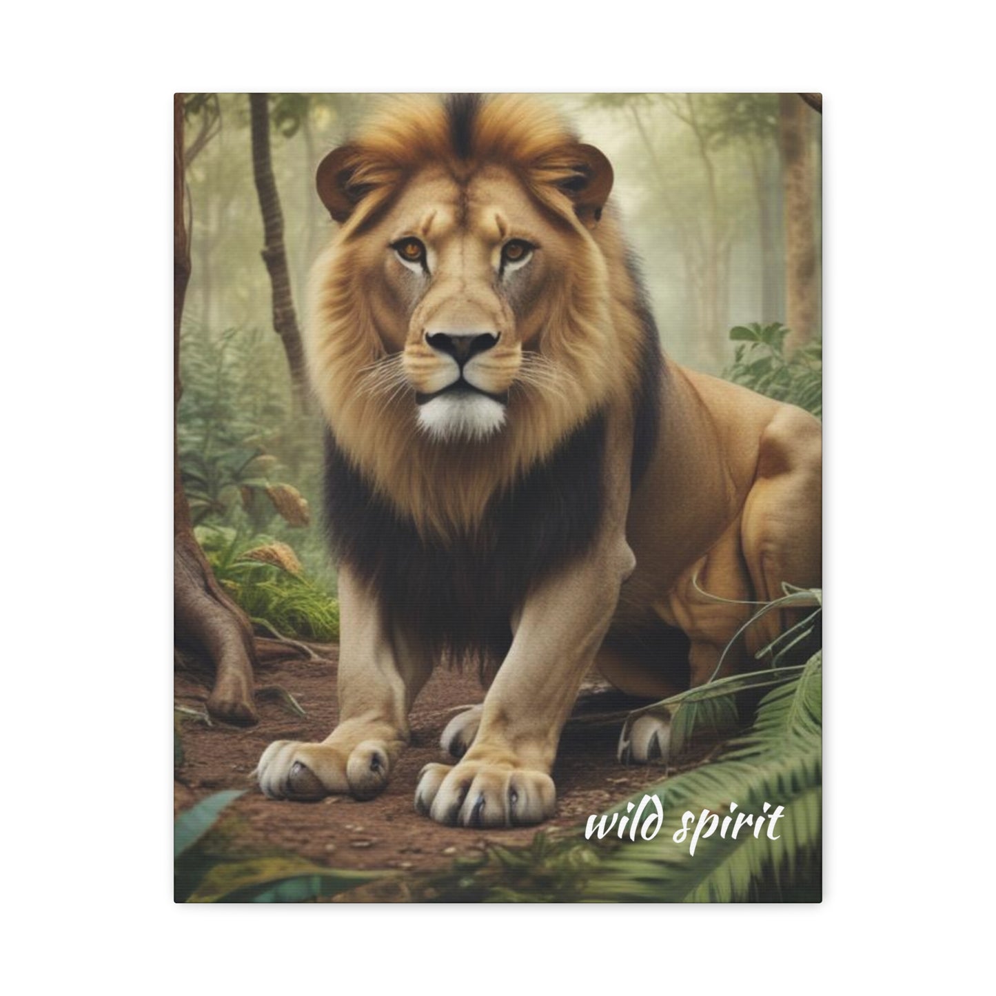 Canvas Wall Art - King of the Jungle Matte Canvas Print