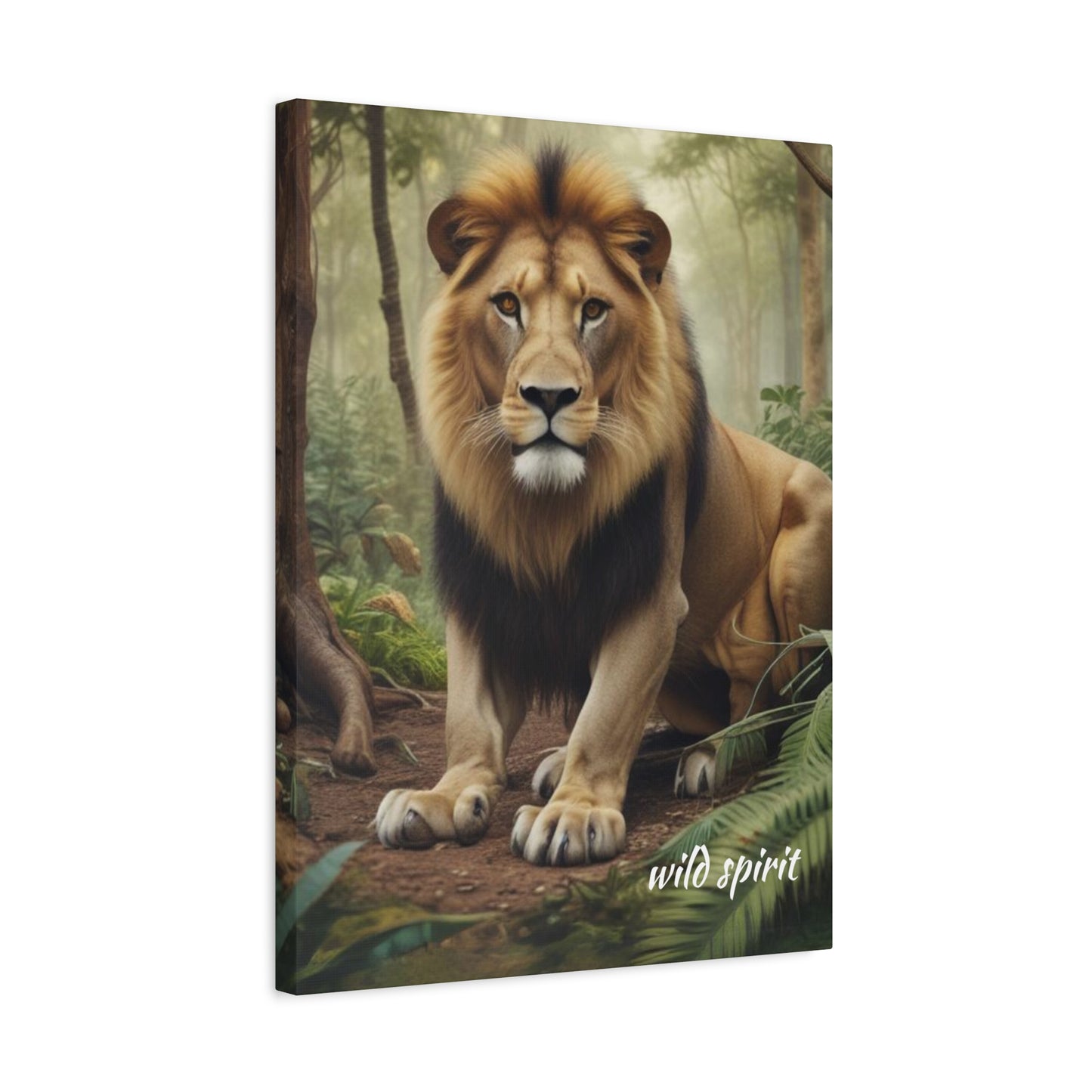 Canvas Wall Art - King of the Jungle Matte Canvas Print