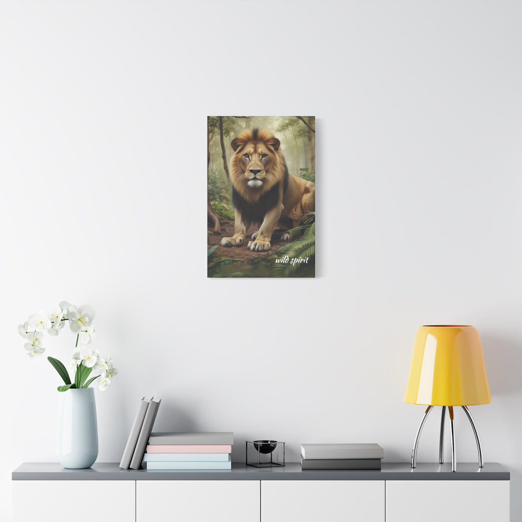 Arte de pared en lienzo - Impresión en lienzo mate Rey de la jungla