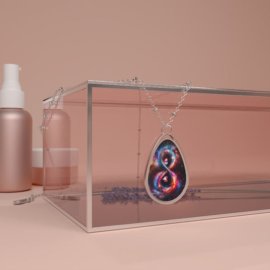 Infinity Oval Necklace