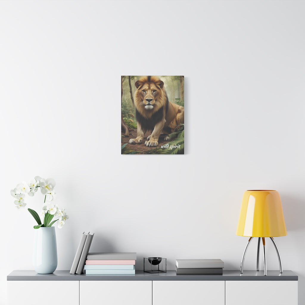 Arte de pared en lienzo - Impresión en lienzo mate Rey de la jungla
