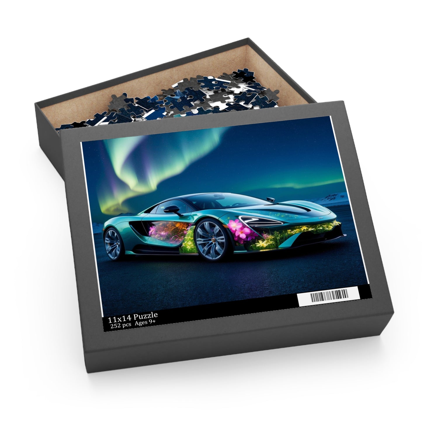 Aurora Supercar Jigsaw Puzzle — 120/252/500-Piece Scenic Car Puzzle
