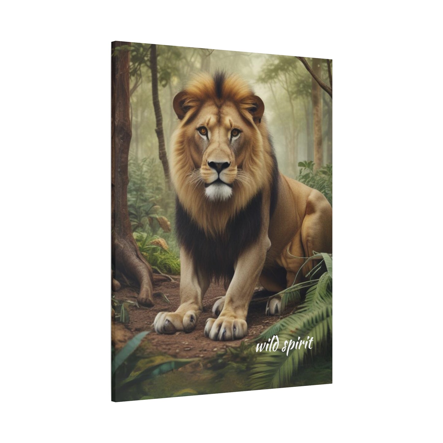 Canvas Wall Art - King of the Jungle Matte Canvas Print