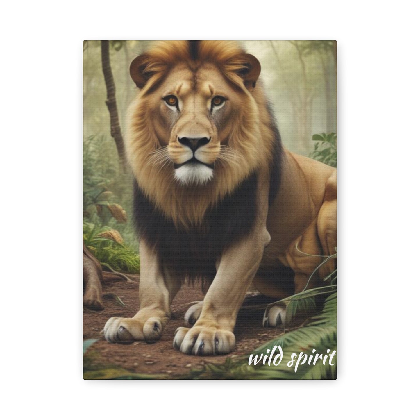 Canvas Wall Art - King of the Jungle Matte Canvas Print