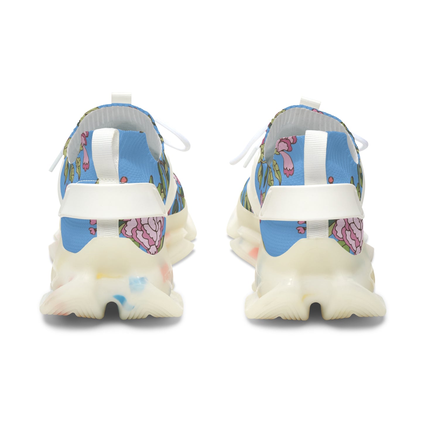 Floral Women's Mesh Sneakers | Lightweight Athletic Shoes, Fashion Sneakers, Casual Footwear, Spring Style, Gift for Her